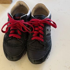 Saucony Kids Black and Red Sneakers